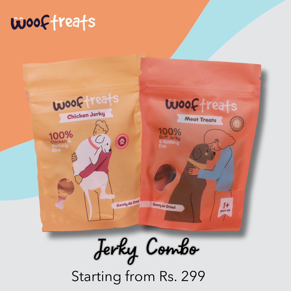 Jerky Combo (Non-veg) - Chicken Jerky - Meat Treats
