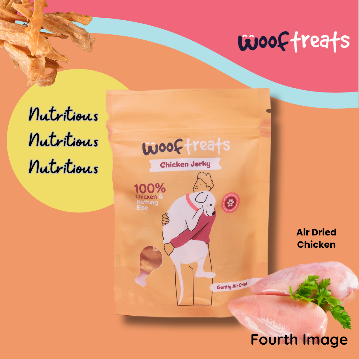 Jerky Combo (Non-veg) - Chicken Jerky - Meat Treats