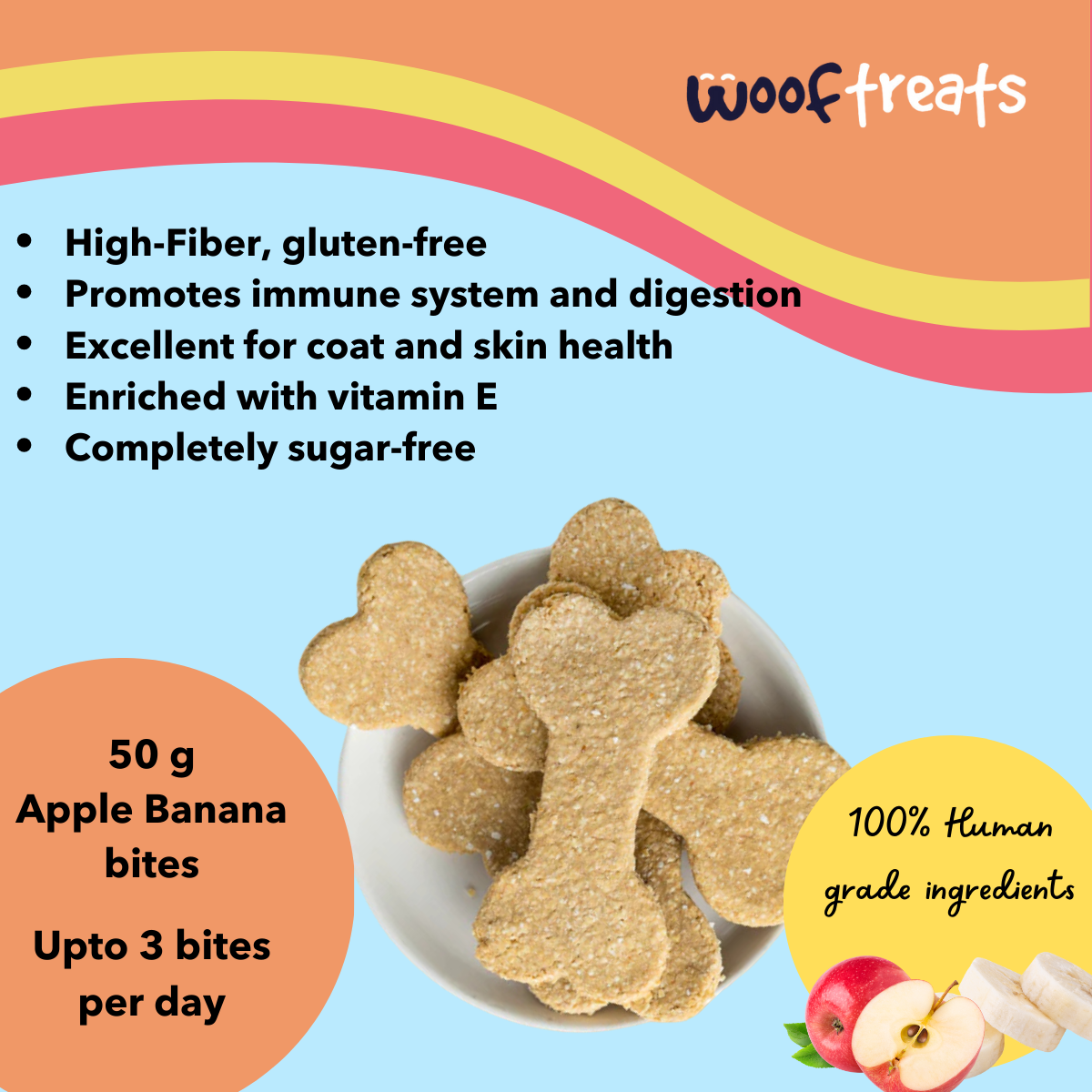 Apple Banana Bites
