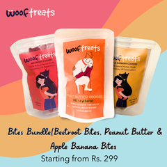 Bites Combo - Peanut Butter Bites - Apple Banana Bites - Beetroot Bites
